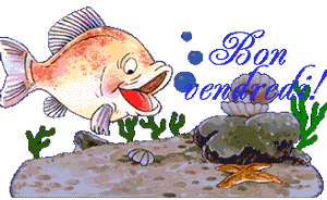 Gif animé Bon vendredi poisson